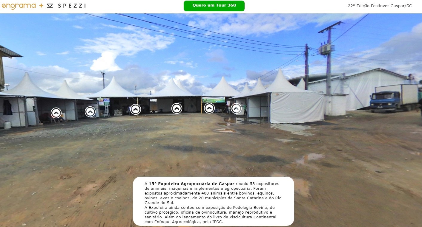 Estrutura do 22º Festinver na Arena Multiuso recebe Tour Virtual 360º