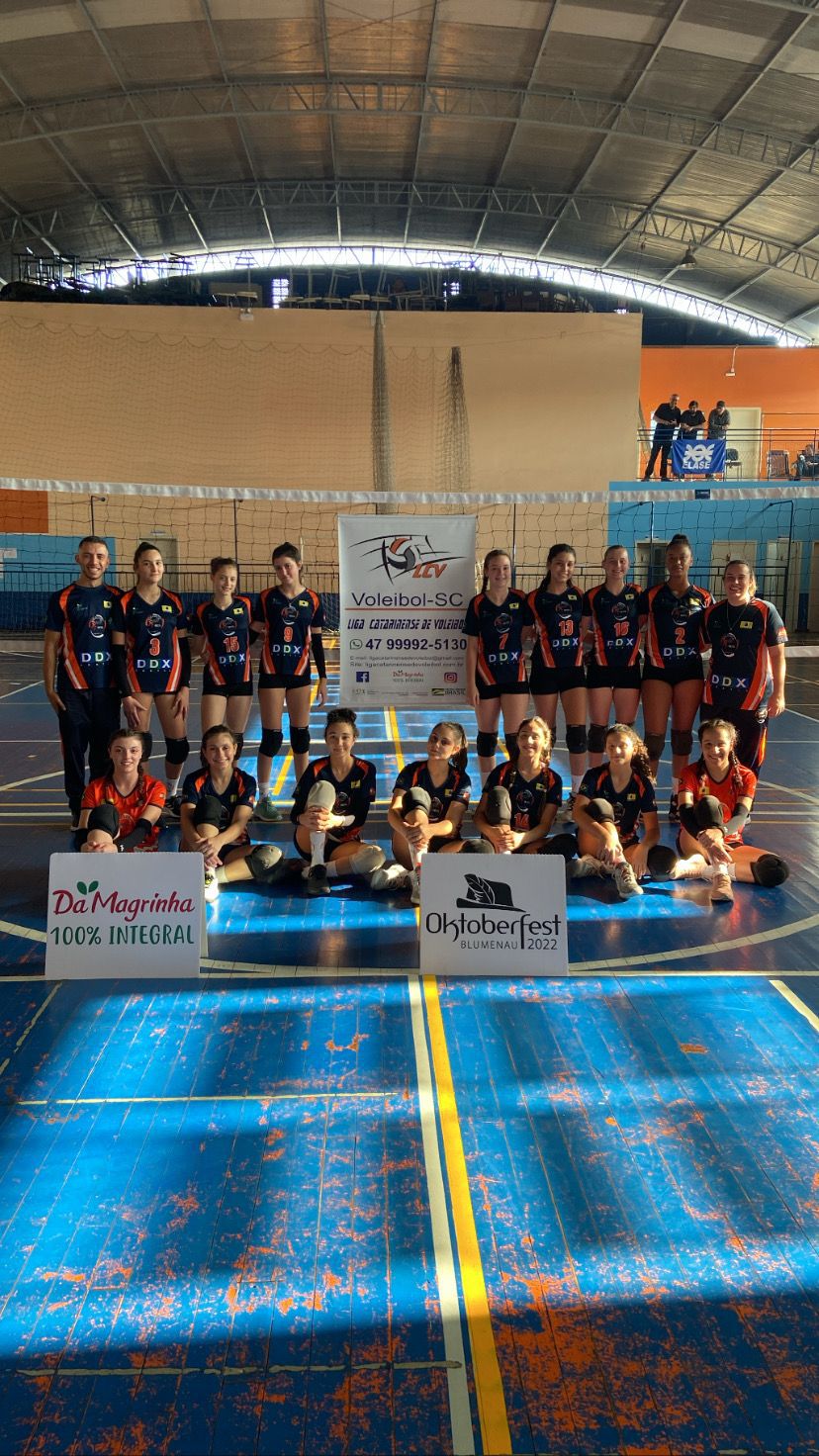 Equipe feminina sub 16 é campeã da 2ª etapa da LCV Município de Gaspar