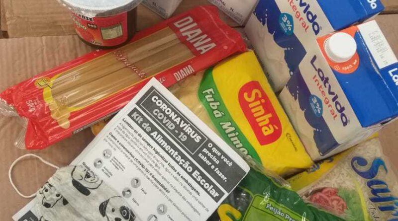 Kits de alimentação para as escolas