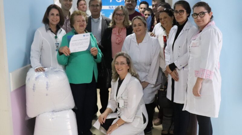 Entrega doação da Altenburg para Hospital