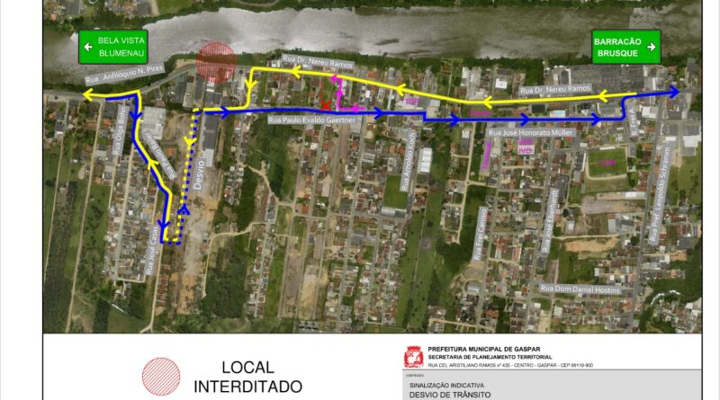 Mapa rota alternativa - 25.06.19