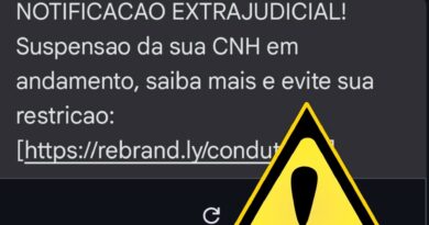 Prefeitura de Gaspar alerta sobre golpe da falsa suspensão da CNH