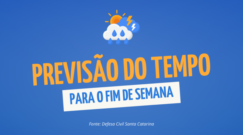 Confira a previsão do tempo para o fim de semana